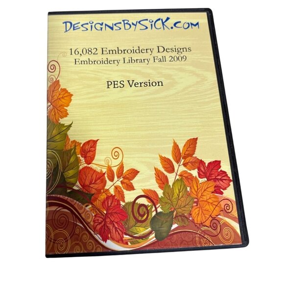 DesignsBySick.Com Fall 2009 Embroidery Design Collection CD Set  PES Version - Picture 1 of 4